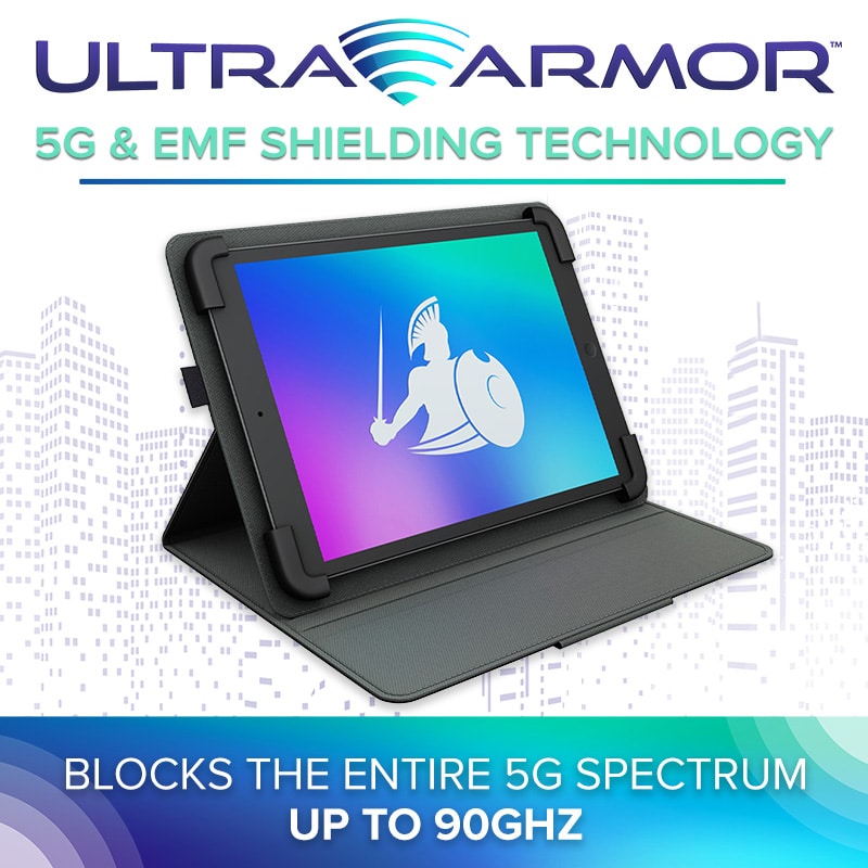 Protective case for tablet/iPad against EMF radiation