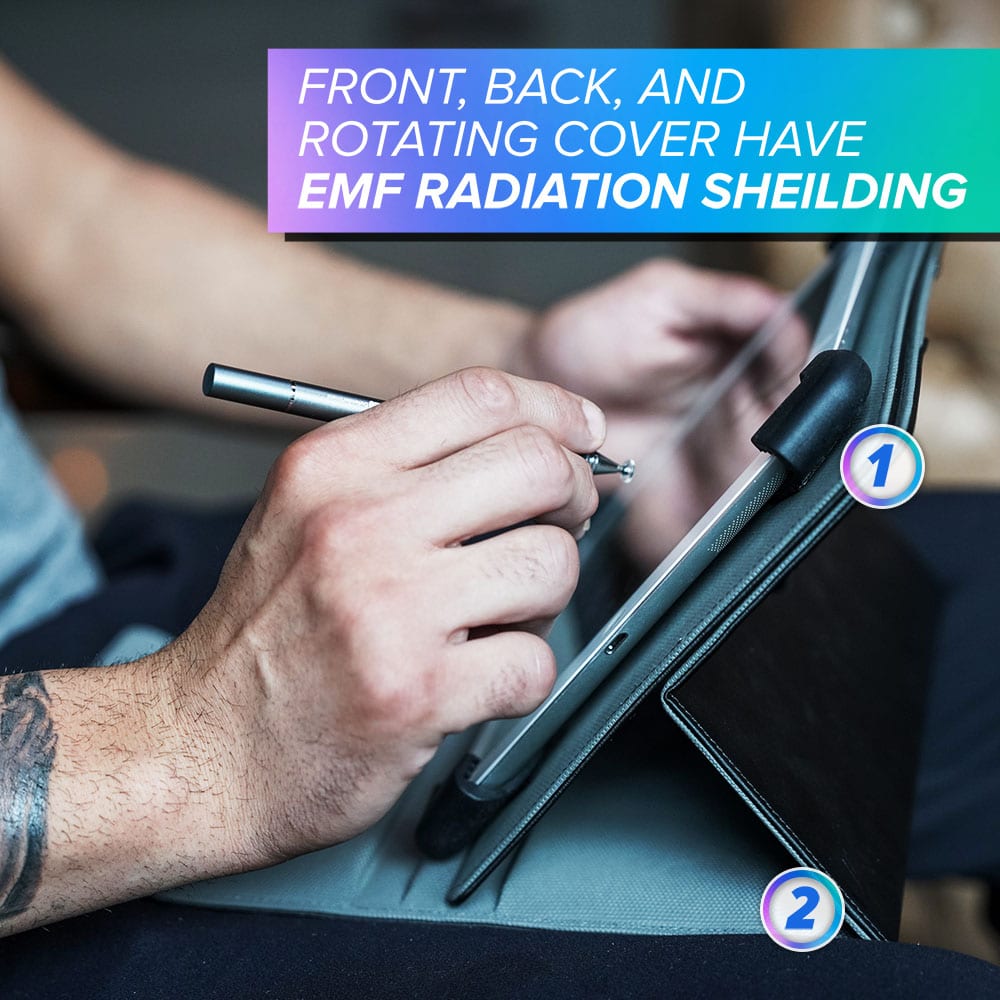 Protective case for tablet/iPad against EMF radiation